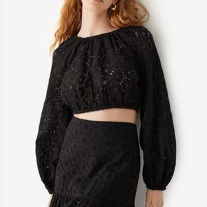 & other stories voluminous crop top